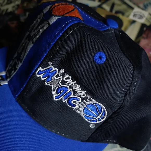 Vintage Orlando Magic 3D Hoop Snapback Cap Hat Logo 7 - Picture 5 of 7